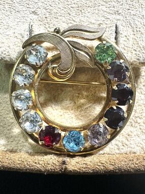 Vtg VanDell 1/20 12K Gold Filled Accent Brooch